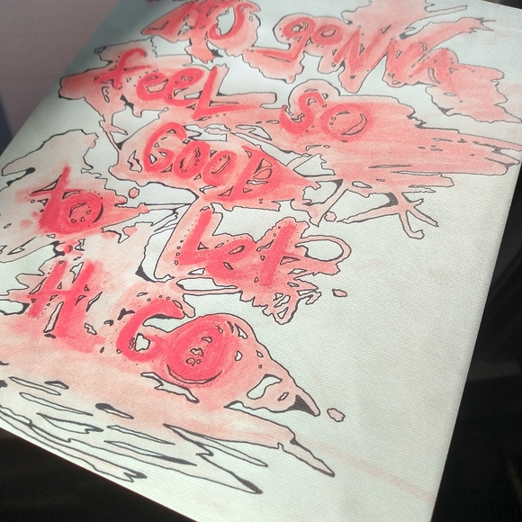 "let it go" Canvas Print - Picture 3 of 9